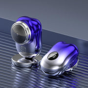 WG-P10X Portable Rechargeable LED Digital Display Electric Shaver(Gradient Blue)