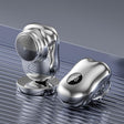 WG-P10X Portable Rechargeable LED Digital Display Electric Shaver(Silver) - free shipping - PMC TechLife - Order now!