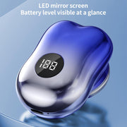 WG-P10X Portable Rechargeable LED Digital Display Electric Shaver(Green)