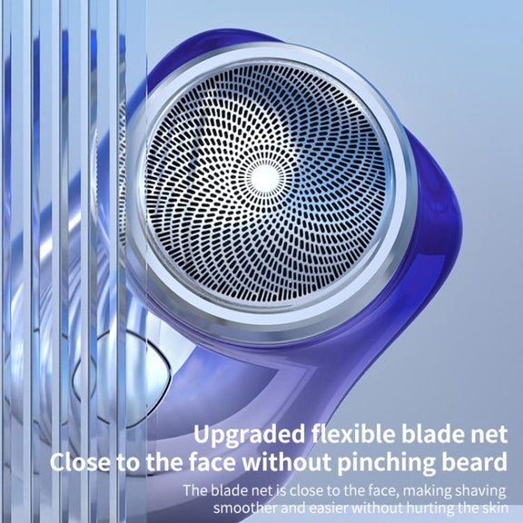 WG-P10X Portable Rechargeable LED Digital Display Electric Shaver(Green)