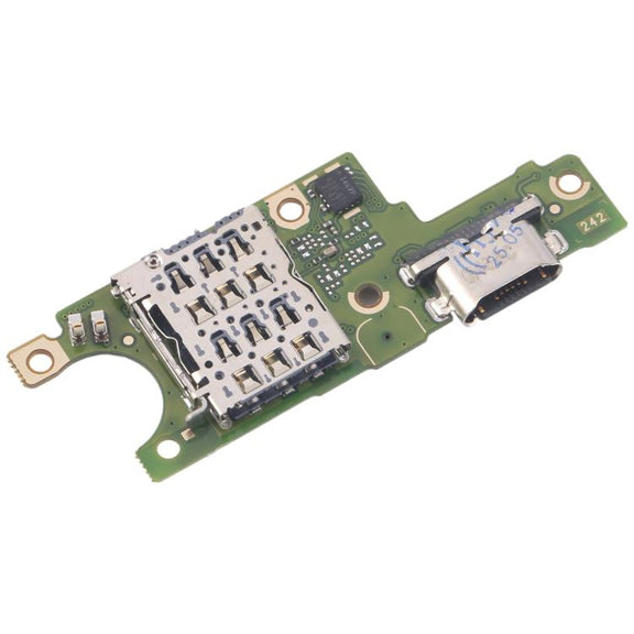 For vivo Y300 5G V2435 Charging Port Board With SIM Card Holder Socket, Not Supporting Fast Charging