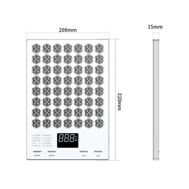 WG-YM-8005 280 LED Lamp Beads Beauty Device Photon Rejuvenation Instrument, EU Plug(White) - free shipping - PMC TechLife - Order now!