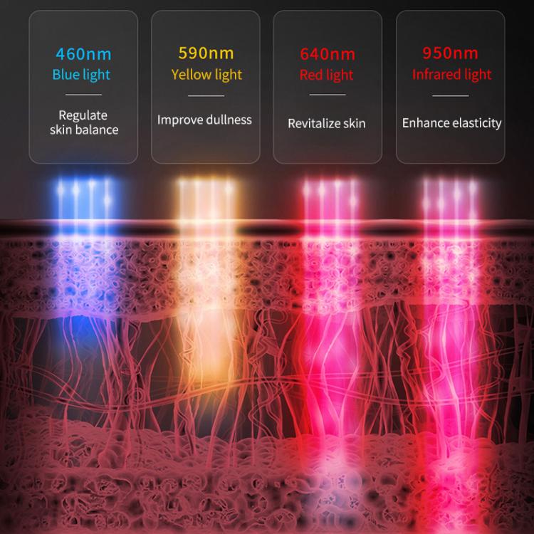 WG-YM-8005 280 LED Lamp Beads Beauty Device Photon Rejuvenation Instrument, EU Plug(White) - free shipping - PMC TechLife - Order now!