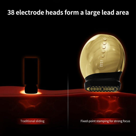 WG-CY00-6 38-pole Large Iron Style RF Skin Rejuvenation Beauty Instrument(Gold)