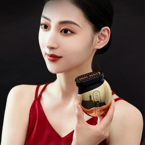 WG-CY00-6 38-pole Large Iron Style RF Skin Rejuvenation Beauty Instrument(Gold)
