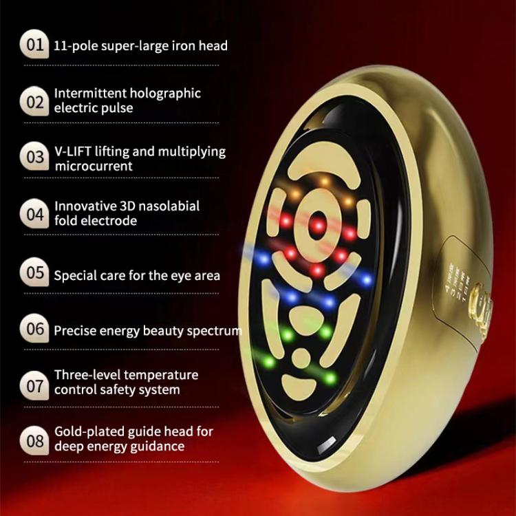 WG-CY00-7 12-pole Large Iron Style RF Skin Rejuvenation Beauty Instrument(Gold) - free shipping - PMC TechLife - Order now!