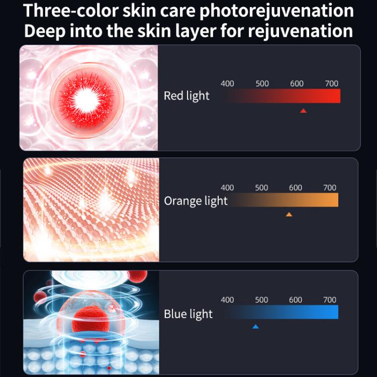 WG-XYX-018 Colorful RF Beauty Instrument Face Neck Lifting Essence Introducer(Gradient Color) - free shipping - PMC TechLife - Order now!