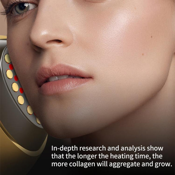 WG-SP-MS1135 EMS Collagen Cannon Essence Introducer Photon Skin Rejuvenation RF Beauty Device(Gold)