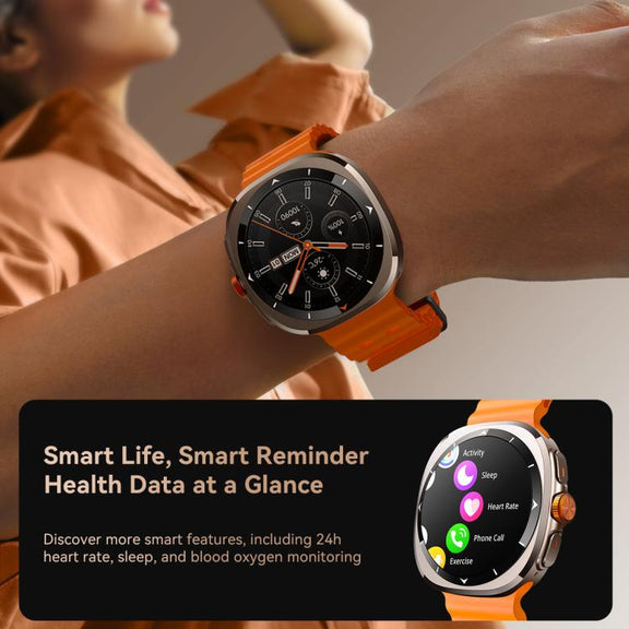 JOYROOM Venture Series JR-FV2 Smart Watch, Support Bluetooth Call / Sleep / Blood Oxygen / Heart Rate / Blood Pressure Health Monitor(Orange)