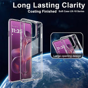 For Motorola Edge 60 Pro imak UX-10 Series Transparent Shockproof TPU Phone Case(Transparent)
