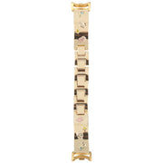 For Xiaomi Smart Band 9 / 8 Diamond Quick Release Chain Bracelet Metal Watch Band(Gold)