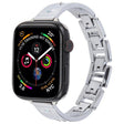 For Apple Watch 42mm / 41mm / 40mm / 38mm Diamond Quick Release Chain Bracelet Metal Watch Band(Silver) - free shipping - PMC TechLife - Order now!