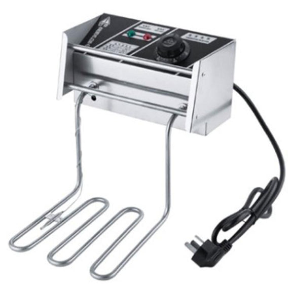 Multifunctional Commercial Stainless Steel Thick Electric Fryer Electric Boiler, Fryer Machine Head(UK Plug)