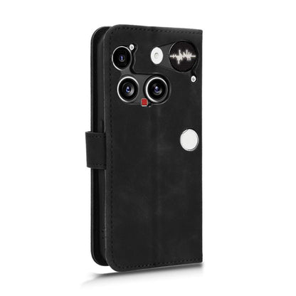For Nothing Phone 3 Skin Feel Magnetic Flip Leather Phone Case(Black) - free shipping - PMC Jewellery - Order now!