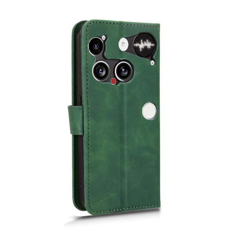 For Nothing Phone 3 Skin Feel Magnetic Flip Leather Phone Case(Green) - free shipping - PMC Jewellery - Order now!