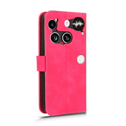 For Nothing Phone 3 Skin Feel Magnetic Flip Leather Phone Case(Rose Red) - free shipping - PMC Jewellery - Order now!
