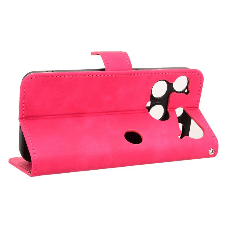 For Nothing Phone 3 Skin Feel Magnetic Flip Leather Phone Case(Rose Red) - free shipping - PMC Jewellery - Order now!