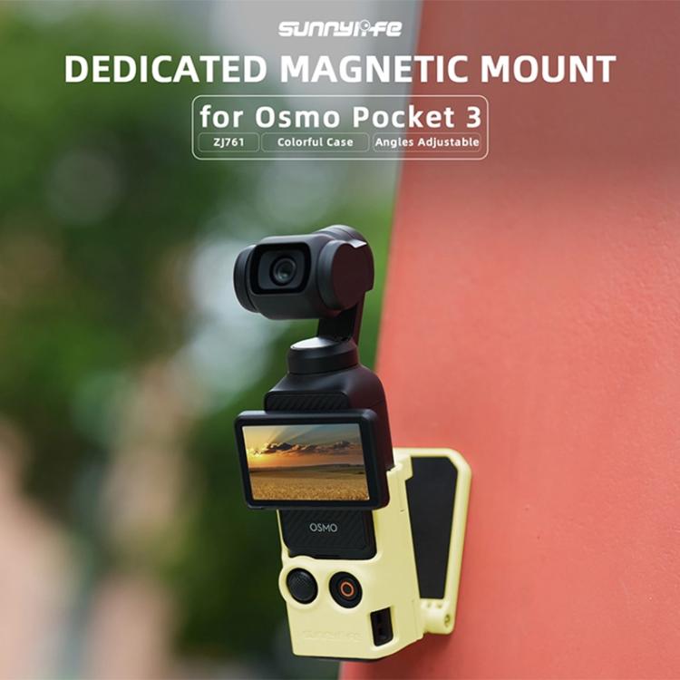 For DJI OSMO Pocket 3 Sunnylife Multifunctional Magnetic Mount Tabletop Base Bracket(Yellow) - free shipping - PMC TechLife - Order now!