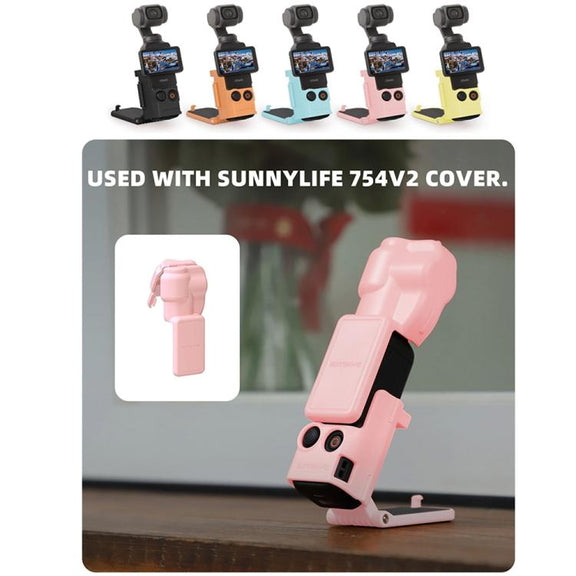 For DJI OSMO Pocket 3 Sunnylife Multifunctional Magnetic Mount Tabletop Base Bracket(Blue)