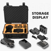 For DJI Mavic 4 Pro Sunnylife Safety Carrying Case Hard Travel Case Large Capacity Water-resistant Shock-proof Box(Black)