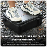 For DJI Mavic 4 Pro Sunnylife Safety Carrying Case Hard Travel Case Large Capacity Water-resistant Shock-proof Box(Black)