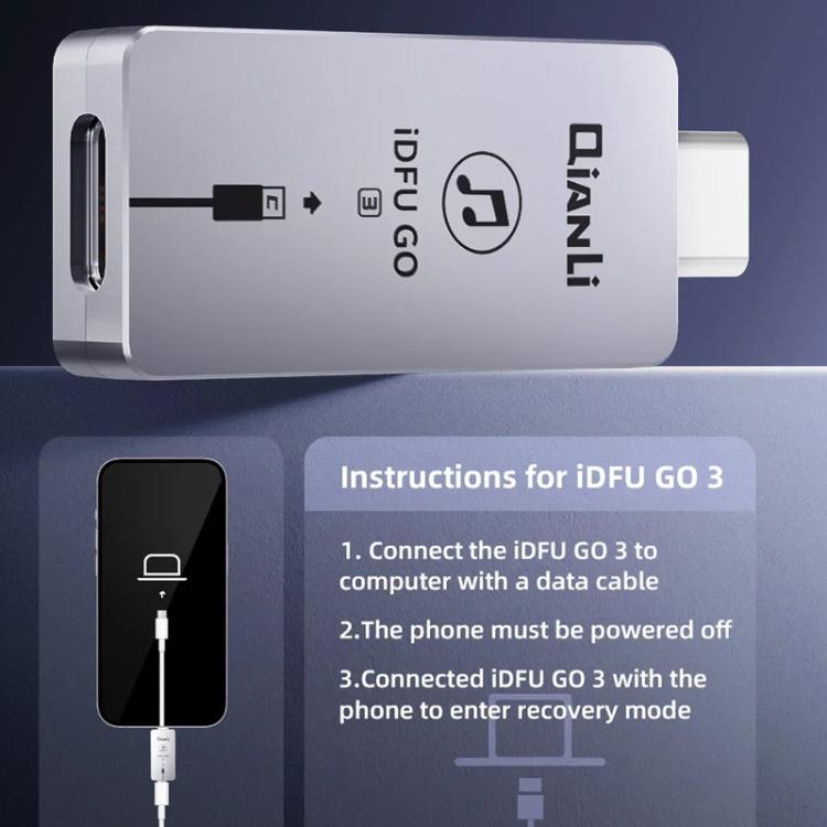 QianLi IDFU GO 3 Recovery Adapter for iPhone 15 Series - free shipping - PMC Jewellery - Order now!