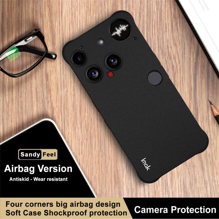 For Nothing Phone 3 imak Shockproof Airbag TPU Phone Case(Matte Black)