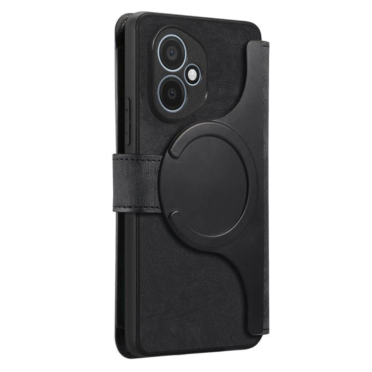 For Honor 400 Global 156.5mm CaseNeo MagSafe RFID Anti-theft Zipper Wallet Retro Leather Phone Case(Black) - free shipping - PMC Jewellery - Order now!