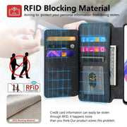 For Honor 400 Global 156.5mm CaseNeo MagSafe RFID Anti-theft Zipper Wallet Retro Leather Phone Case(Black)