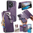 For Honor 400 Pro Global 160.8mm CaseNeo MagSafe RFID Anti-theft Zipper Wallet Retro Leather Phone Case(Purple) - free shipping - PMC TechLife - Order now!