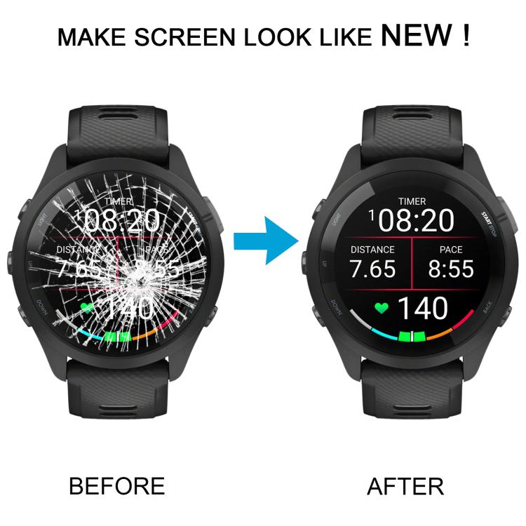 For Garmin Forerunner 265 46mm Original Front Screen Outer Glass Lens - free shipping - PMC Jewellery - Order now!