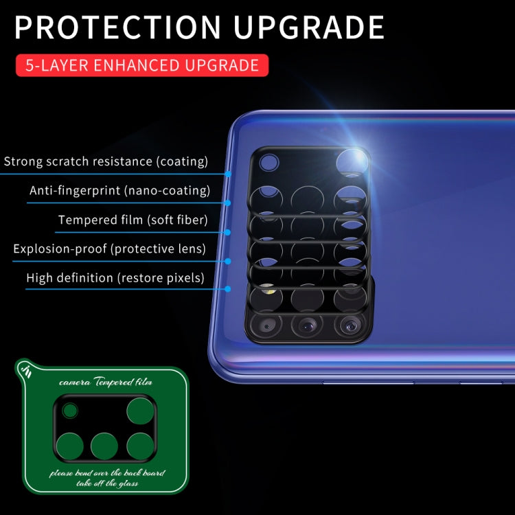 For Samsung Galaxy A31 Silk Screen Luminous Ring Back Camera Lens Film - free shipping - PMC Jewellery - Order now!