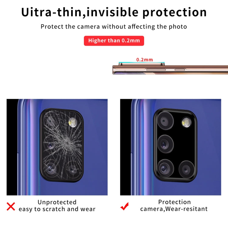 For Samsung Galaxy A31 Silk Screen Luminous Ring Back Camera Lens Film - free shipping - PMC Jewellery - Order now!