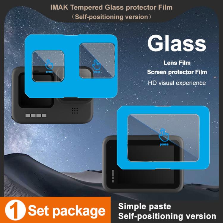 For GoPro HERO12 Black imak Tempered Glass Film with Camera Lens Film, Self-positioning Version - free shipping - PMC Jewellery - Order now!