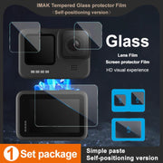 For GoPro HERO12 Black imak Tempered Glass Film with Camera Lens Film, Self-positioning Version