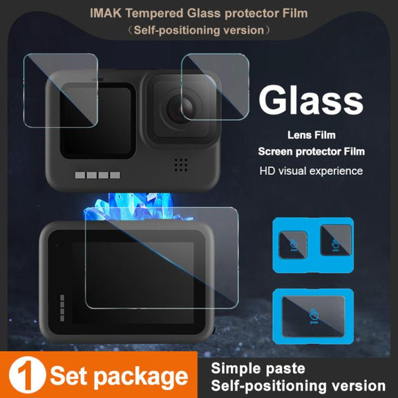 For GoPro HERO12 Black imak Tempered Glass Film with Camera Lens Film, Self-positioning Version
