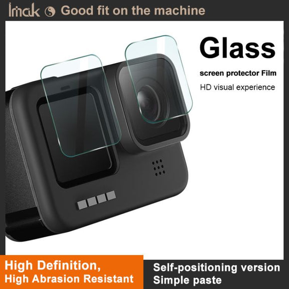 For GoPro HERO12 Black imak Tempered Glass Film with Camera Lens Film, Self-positioning Version