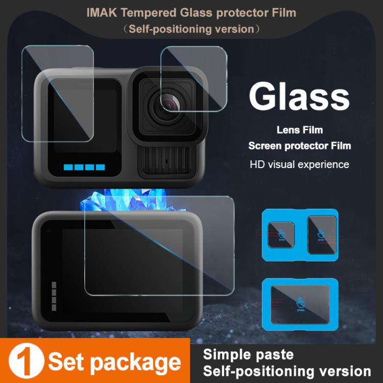 For GoPro HERO13 Black imak Tempered Glass Film with Camera Lens Film, Self-positioning Version - free shipping - PMC Jewellery - Order now!