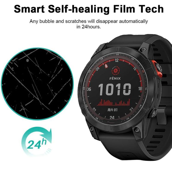 For Garmin Fenix 7 5pcs xDfind Soft Hydrogel Film Full Cover Front Protector