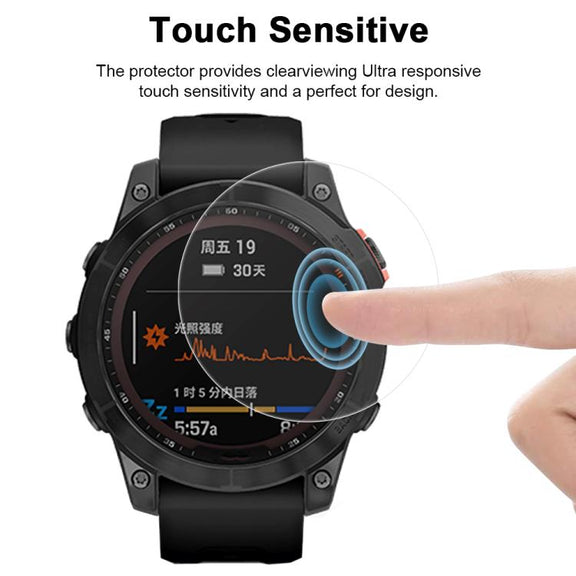 For Garmin Fenix 7 5pcs xDfind Soft Hydrogel Film Full Cover Front Protector