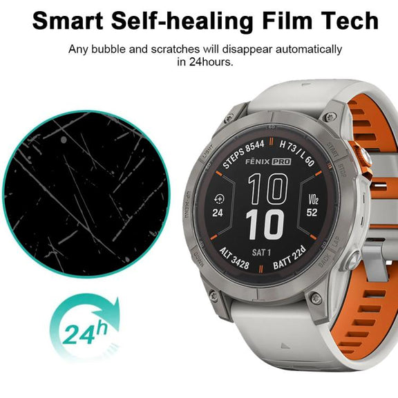 For Garmin Fenix 7 Pro 5pcs xDfind Soft Hydrogel Film Full Cover Front Protector