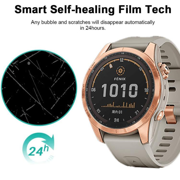 For Garmin Fenix 7s 5pcs xDfind Soft Hydrogel Film Full Cover Front Protector