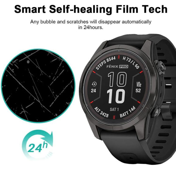 For Garmin Fenix 7s Pro 5pcs xDfind Soft Hydrogel Film Full Cover Front Protector