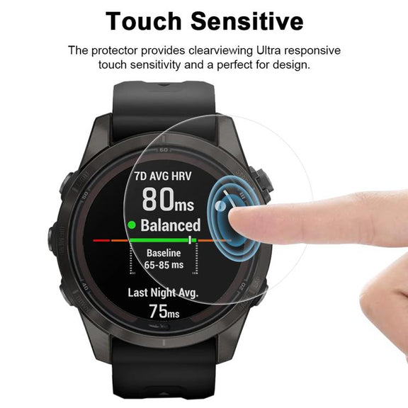 For Garmin Fenix 7s Pro 5pcs xDfind Soft Hydrogel Film Full Cover Front Protector
