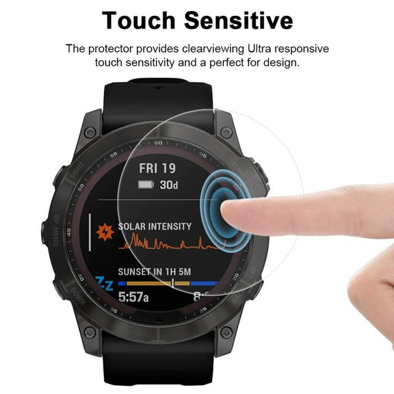 For Garmin Fenix 7X 5pcs xDfind Soft Hydrogel Film Full Cover Front Protector