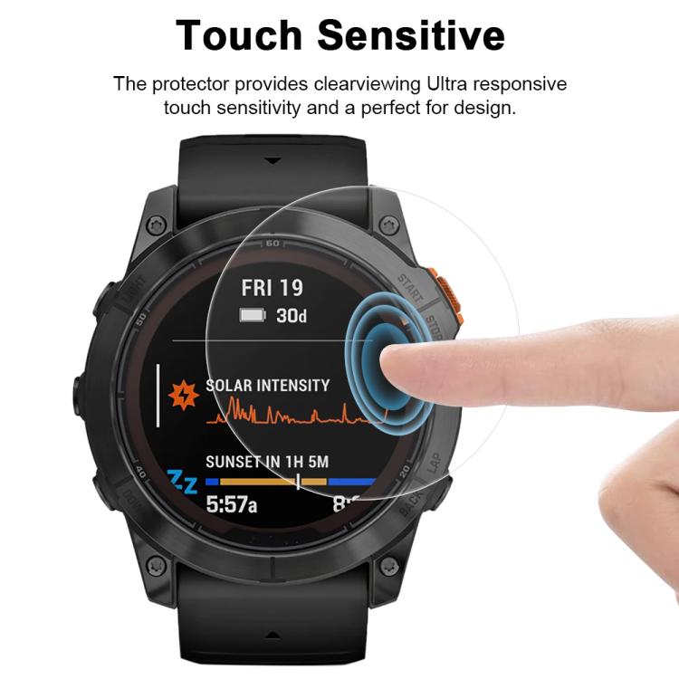 For Garmin Fenix 7X Pro 5pcs xDfind Soft Hydrogel Film Full Cover Front Protector
