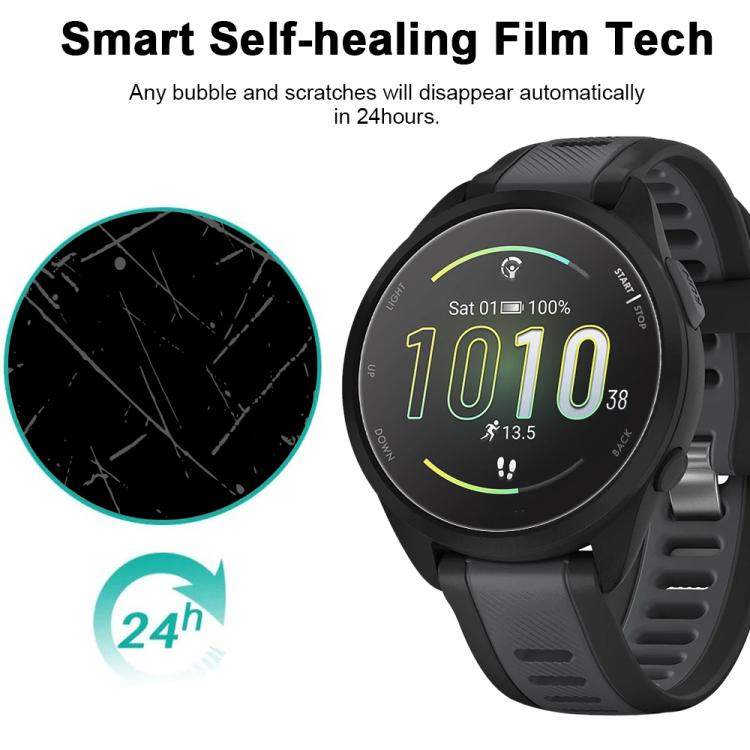 For Garmin Forerunner 165 5pcs xDfind Soft Hydrogel Film Full Cover Front Protector - free shipping - PMC TechLife - Order now!