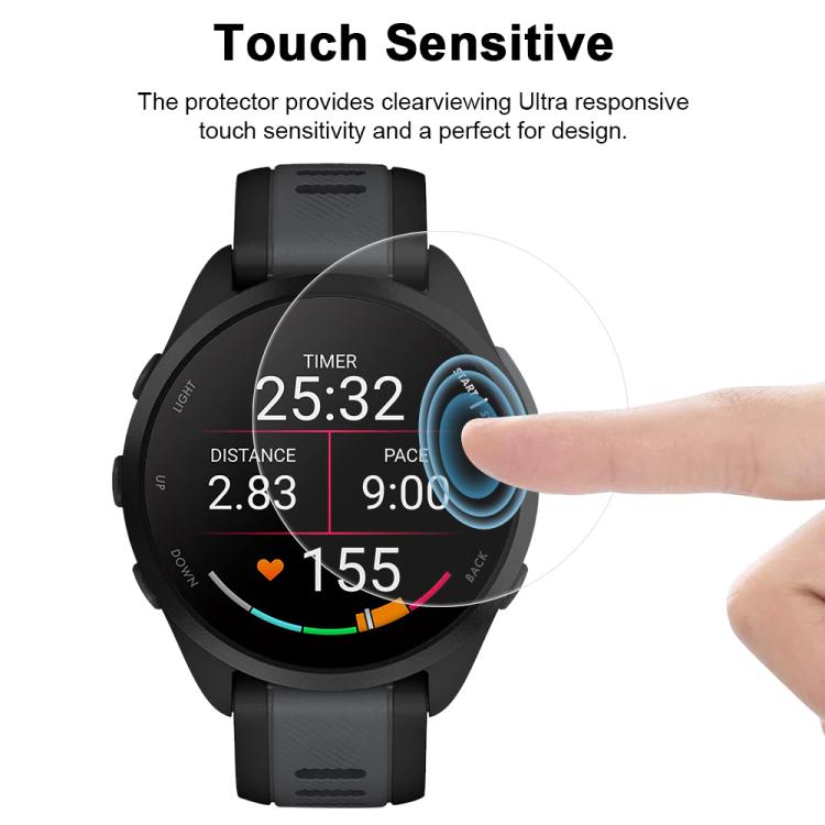 For Garmin Forerunner 165 5pcs xDfind Soft Hydrogel Film Full Cover Front Protector