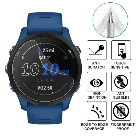 For Garmin Forerunner 255 5pcs xDfind Soft Hydrogel Film Full Cover Front Protector