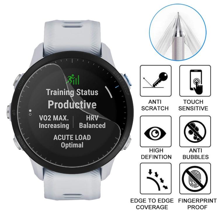 For Garmin Forerunner 955 5pcs xDfind Soft Hydrogel Film Full Cover Front Protector
